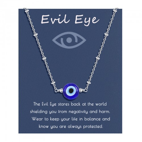 Evil blue sale eye necklace